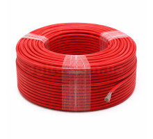 Кабель силиконовый 16 AWG 1.31 мм², 600V/1000V, -60°C до +200°C красный